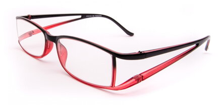 M1200 dioptrické brýle na dálku - červené 