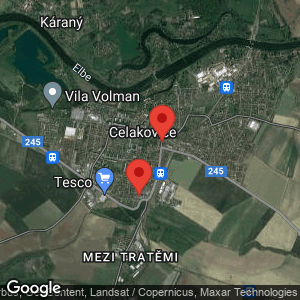 Google map: Masarykova 125 Čelákovice