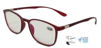 Brýle na počítač M2176 červené +0,00 až +4,00