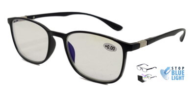 Brýle na počítač M2176 - tmavé +0,00 až +4,00