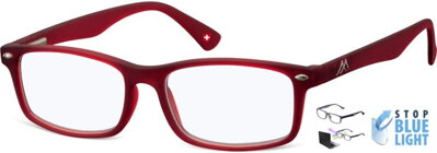 BLF83 čtecí brýle na počítač - červené +0,00 až +3,50