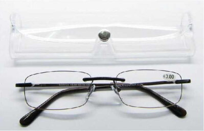 M2002A  dioptrické čtecí brýle s pouzdrem - hnědé