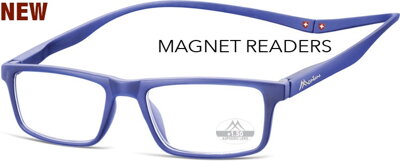 MR59B dioptrické čtecí brýle s magnetem - modré