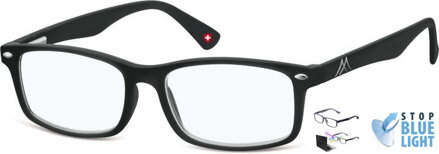 BLF83 čtecí brýle na počítač - černé +0,00 až +3,50