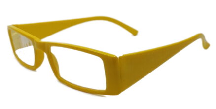 M2131 dioptrické brýle na čtení - žluté