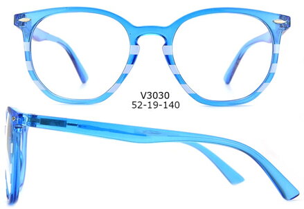 V3030 dioptrické brýle modré