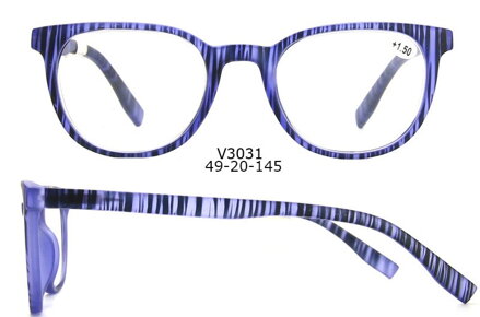 V3031 dioptrické brýle fialové +0,50