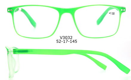 V3032 dioptrické brýle zelené