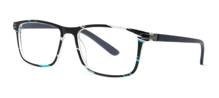 V3048 dioptrické čtecí brýle  - modro-bílé