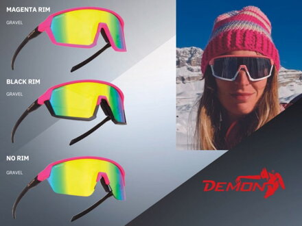 Gravel - matt blue orange