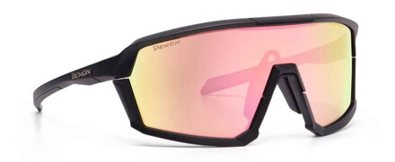 Gravel - matt black/white - gold lens