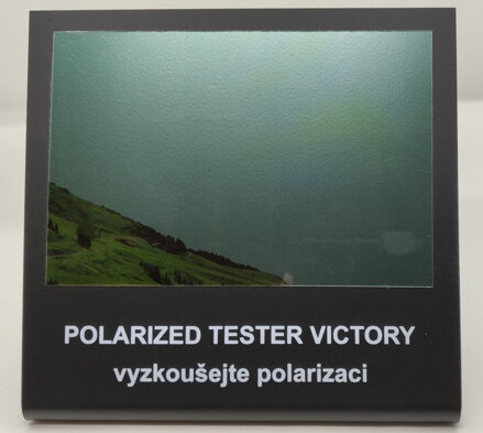 Test na polarizační brýle  -  motiv hory