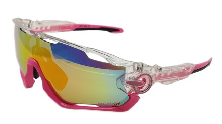 VICTORY SPV434 polarizační sportovní brýle s 3 výměnnými skly růžové