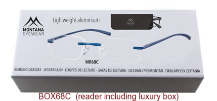 Dioptrické čtecí brýle s pouzdrem BOX68C