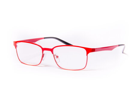 V3056 - dioptrické brýle na dálku - červené