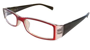 M2201 dioptrické čtecí brýle červené