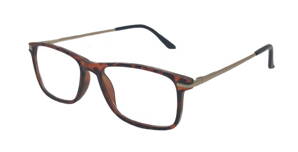V3016 - dioptrické brýle na čtení - hnědé