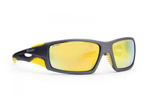 Sportovní brýle DOME  šedo-žluté