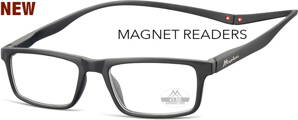 MR59 dioptrické čtecí brýle s magnetem - tmavé