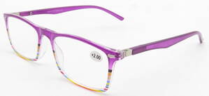 V3043 dioptrické čtecí brýle - fialové