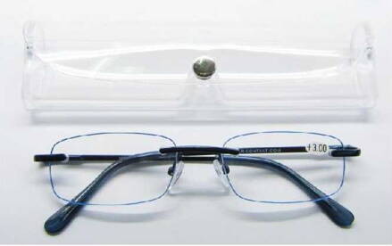 M2002A  dioptrické čtecí brýle s pouzdrem - modré