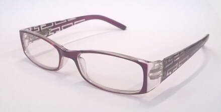 M 2120 dioptrické čtecí brýle - fialové s flexem