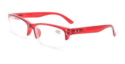  V3070 - dioptrické brýle na čtení - červené