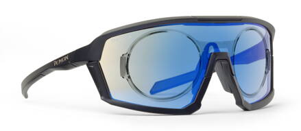 Fotochromatické brýle Gravel tmavé (modré) s optickým adaptérem