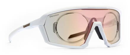 Fotochromatické brýle Gravel bílé s optickým adaptérem
