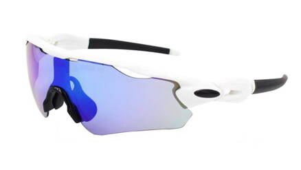 VICTORY SPV432 sportovní brýle - bílé s modrým zrcadlem