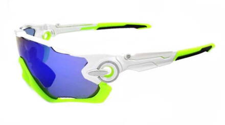 VICTORY SPV434 polarizační sportovní brýle s 3 výměnnými skly bílo-zelené 