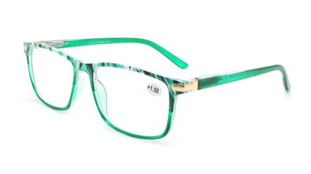 V3065 - dioptrické brýle na čtení - zelené
