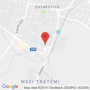 Google map: Masarykova 125 Čelákovice